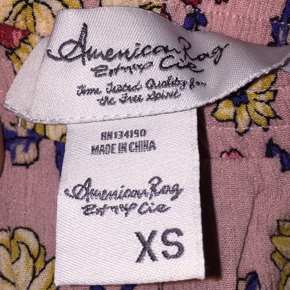 American Rag Floral Print Pants - Picture 4 of 5